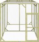 vidaXL Κλουβί για κοτόπουλα 200x400x200 cm από εμποτισμένο πεύκο