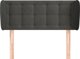 vidaXL Zaglohek uszak, ciemnoszary, 83x23x78/88 cm, aksamitny