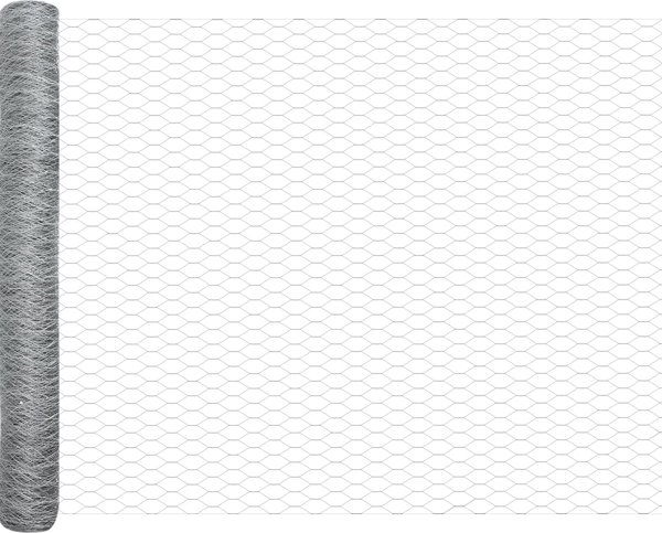 vidaXL Ogrodzenie Heksagonalne 1,2x10 m ze stali ocynkowanej
