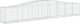 vidaXL Kosze gabionowe, 10 τεμ, 400x50x60/80 εκ, γαλβανισμένος σίδηρος