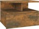 vidaXL Κρεμαστά κομοδίνα, σετ 2, καπνιστή δρυς, 40x31x27 cm