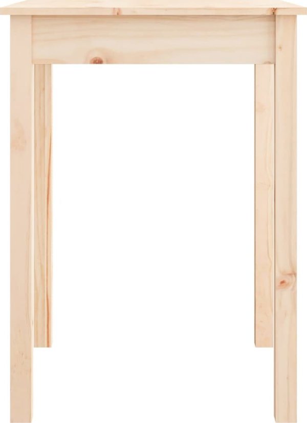 vidaXL Τραπέζι φαγητού, 55x55x75 cm, από μασίφ πεύκο