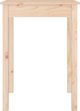 vidaXL Τραπέζι φαγητού, 55x55x75 cm, από μασίφ πεύκο