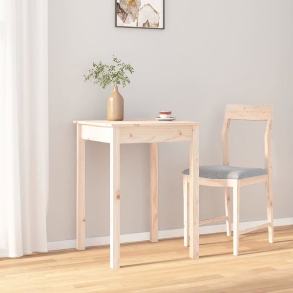vidaXL Τραπέζι φαγητού, 55x55x75 cm, από μασίφ πεύκο