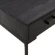 vidaXL vidaXL Stolik kawowy, czarny, 90x50x35 cm, drewno sosnowe z odzysku