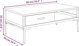 vidaXL vidaXL Stolik kawowy, czarny, 90x50x35 cm, drewno sosnowe z odzysku