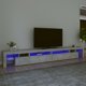 Έπιπλο TV vidaXL με φωτισμό LED, γκρι τσιμέντου, 290x36,5x40cm