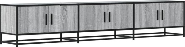 vidaXL Szafka pod telewizor, szary dab sonoma, 210x35x41 cm