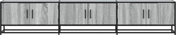 vidaXL Szafka pod telewizor, szary dab sonoma, 210x35x41 cm