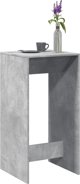 vidaXL Μπαρ τραπέζι, χρώμα γκρι σκυροδέματος, 51x50x103,5 εκ