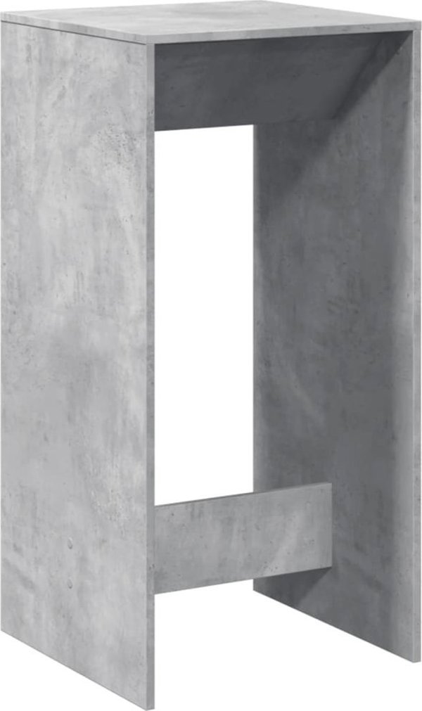 vidaXL Μπαρ τραπέζι, χρώμα γκρι σκυροδέματος, 51x50x103,5 εκ
