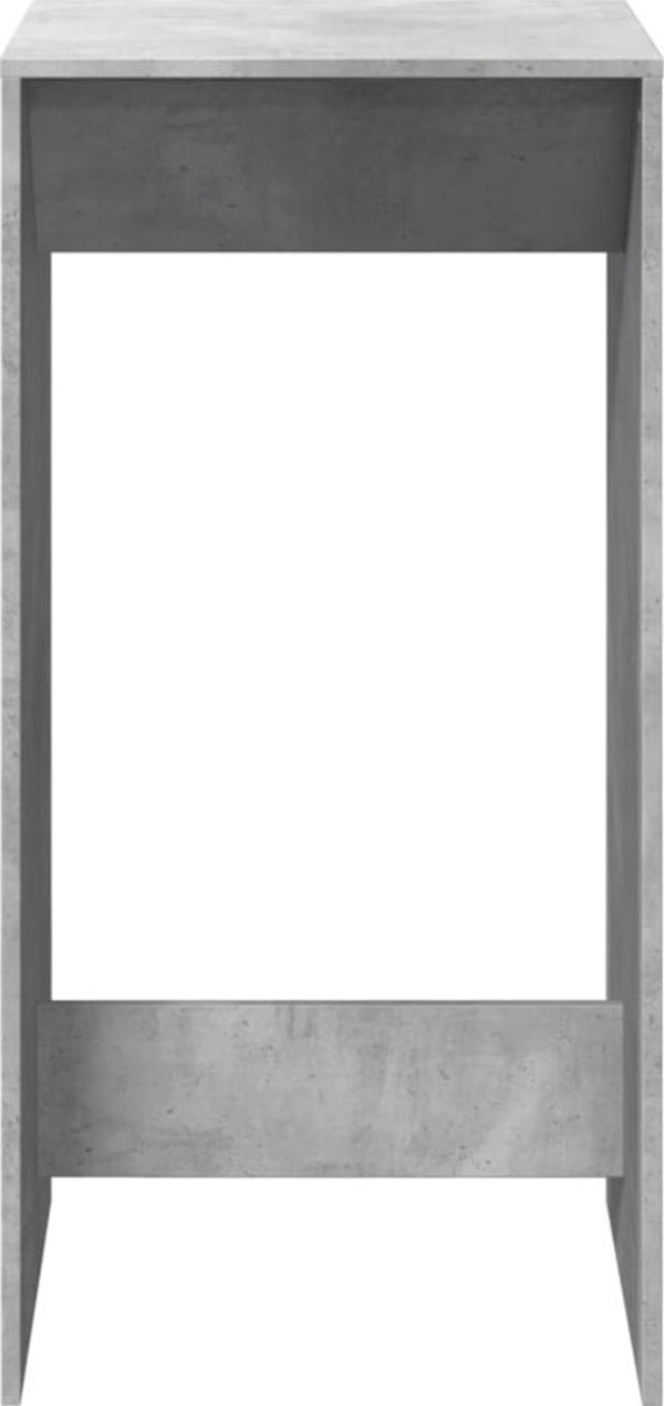 vidaXL Μπαρ τραπέζι, χρώμα γκρι σκυροδέματος, 51x50x103,5 εκ