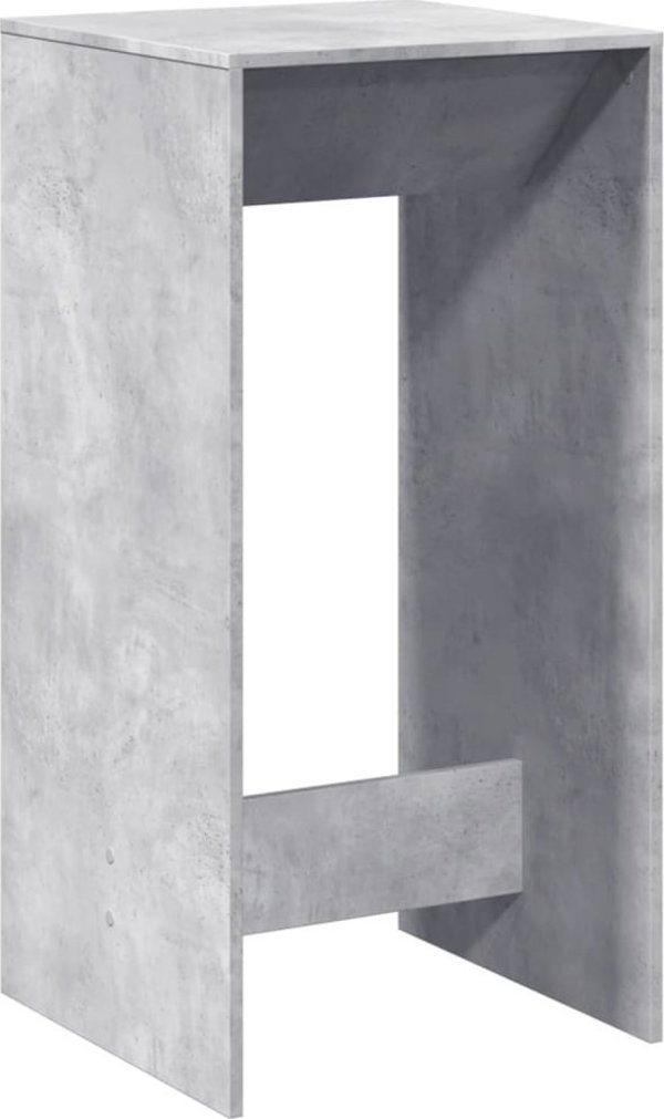 vidaXL Μπαρ τραπέζι, χρώμα γκρι σκυροδέματος, 51x50x103,5 εκ