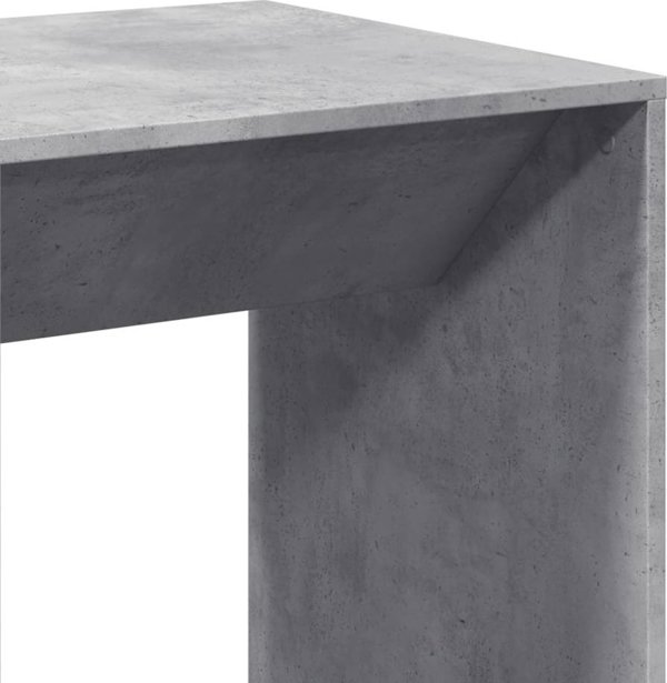 vidaXL Μπαρ τραπέζι, χρώμα γκρι σκυροδέματος, 51x50x103,5 εκ