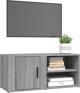 vidaXL Szafka pod TV, szary dab sonoma, 80x31,5x36 cm