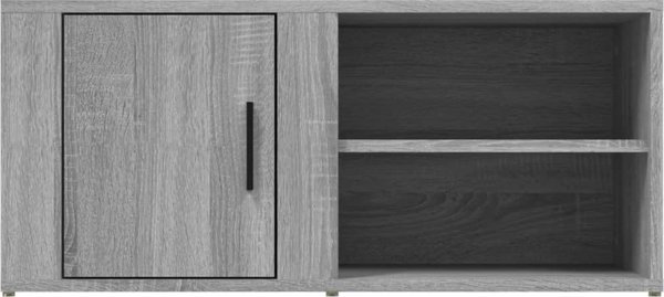 vidaXL Szafka pod TV, szary dab sonoma, 80x31,5x36 cm