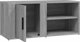 vidaXL Szafka pod TV, szary dab sonoma, 80x31,5x36 cm