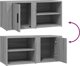 vidaXL Szafka pod TV, szary dab sonoma, 80x31,5x36 cm