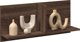 vidaXL Ράφι τοίχου, 70x16,5x30 εκ, καφέ δρύς