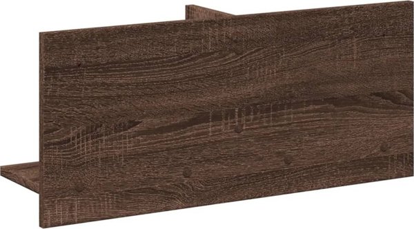 vidaXL Ράφι τοίχου, 70x16,5x30 εκ, καφέ δρύς