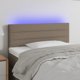 vidaXL Κεφαλάρι για κρεβάτι με LED, ταουπέ, 80x5x78/88 cm, ύφασμα
