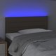 vidaXL Κεφαλάρι για κρεβάτι με LED, ταουπέ, 80x5x78/88 cm, ύφασμα