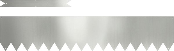 vidaXL Γαλβανισμένη Ατσάλινη Λαμαρίνα 100 x 0,5 x 20 εκ.