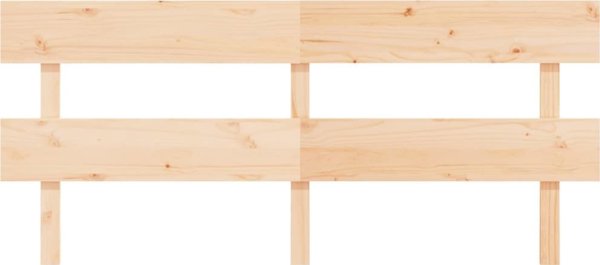 vidaXL Κεφαλάρι κρεβατιού 204x3x81 cm από μασίφ ξύλο πεύκου