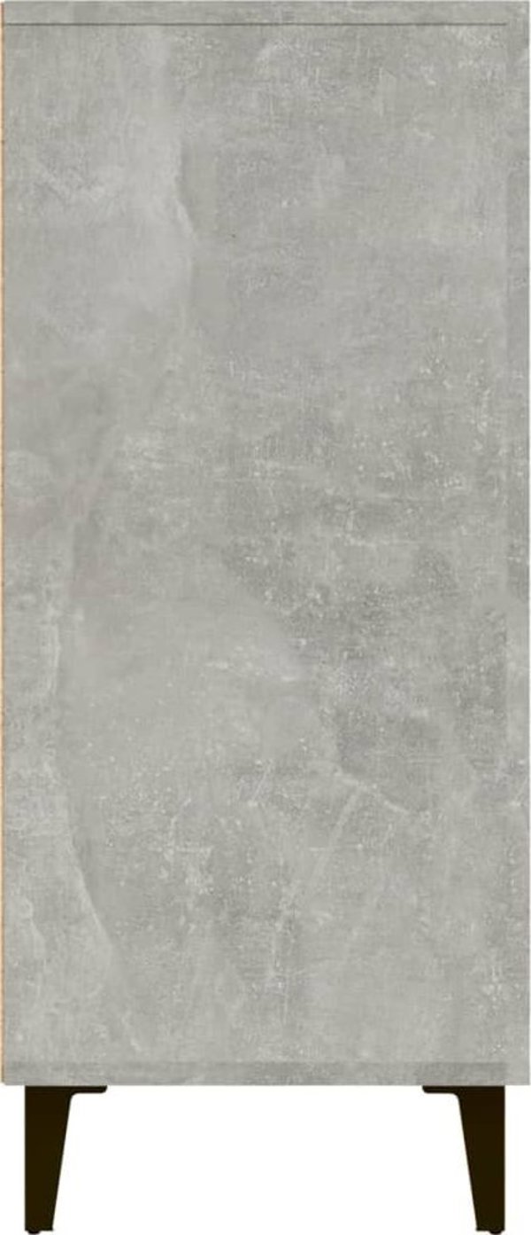 vidaXL Szafka, γκρι σκυρόδεμα, 90x34x80 εκ., σύνθετο ξύλο