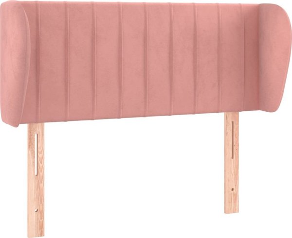 vidaXL Zaglowek uszak, rozowy, 93x23x78/88 cm, ακσαμιτινο