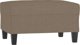vidaXL Υποπόδιο taupe, 70x55x41 εκ., ταπετσαρισμένο με ύφασμα