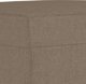 vidaXL Υποπόδιο taupe, 70x55x41 εκ., ταπετσαρισμένο με ύφασμα