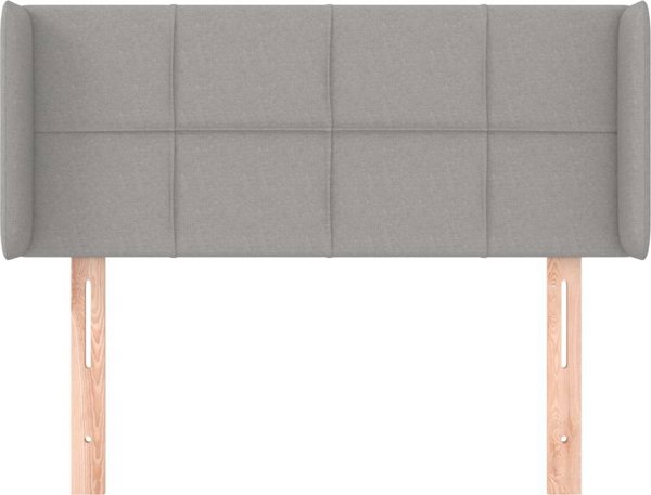 vidaXL Ζαγκόλβεκ uszak, ανοιχτό γκρι, 103x16x78/88 cm, ύφασμα