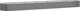 vidaXL vidaXL Donica ogrodowa, malowana proszkowo stal, 507x100x36 cm, szara