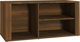 vidaXL Ράφι για παπούτσια, καφέ δρυς, 100x35x45 cm