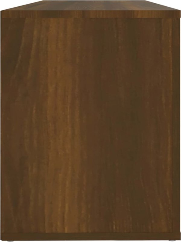 vidaXL Ράφι για παπούτσια, καφέ δρυς, 100x35x45 cm