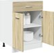 vidaXL Szafka z szuflada dab sonoma 60x46x81,5 cm plyta wiorowa