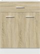 vidaXL Szafka z szuflada dab sonoma 60x46x81,5 cm plyta wiorowa