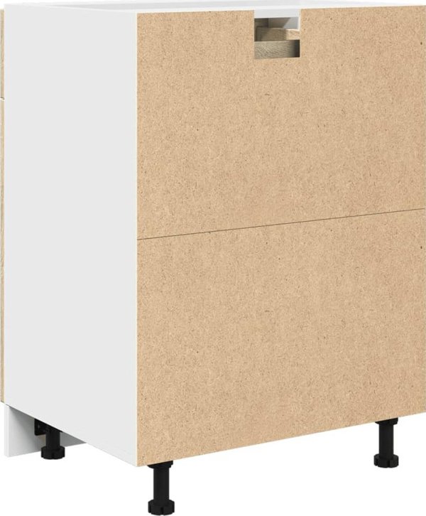 vidaXL Szafka z szuflada dab sonoma 60x46x81,5 cm plyta wiorowa