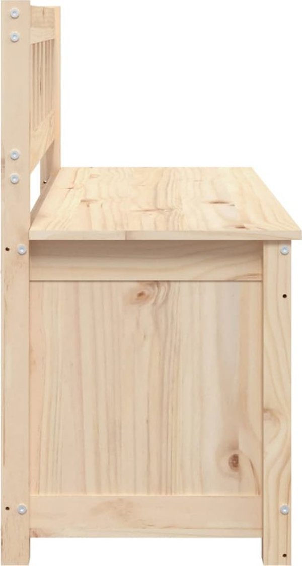 vidaXL Πάγκος, 110x41x76,5 cm, μασίφ πεύκο