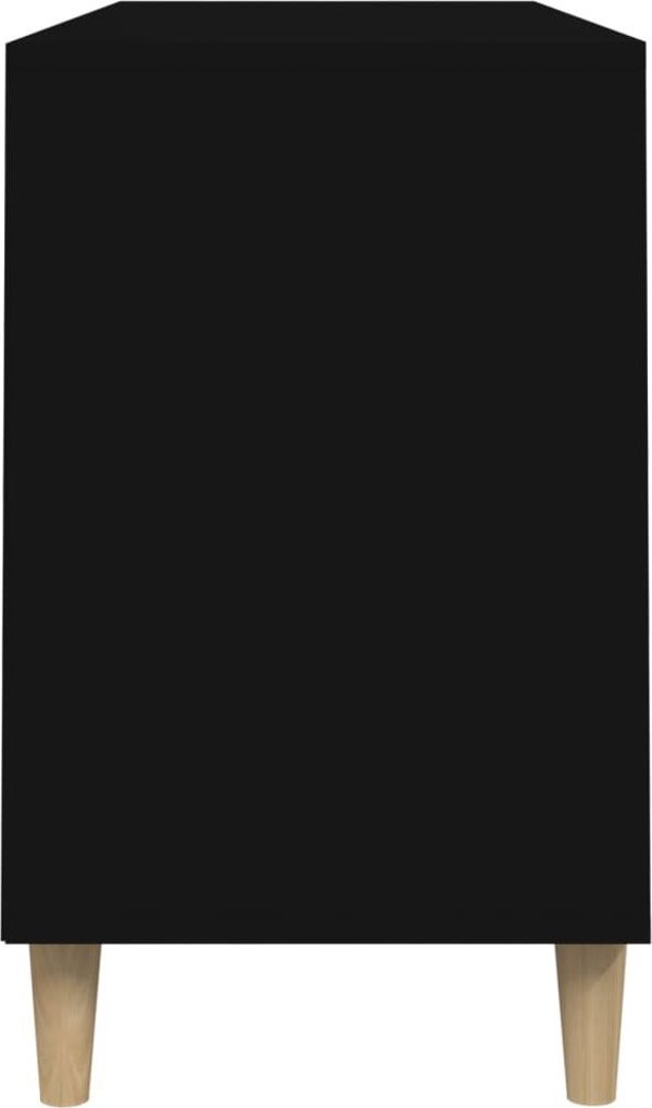 vidaXL Ντουλάπι για παπούτσια, μαύρο, 102x36x60 cm, κατασκευασμένο από ξύλο