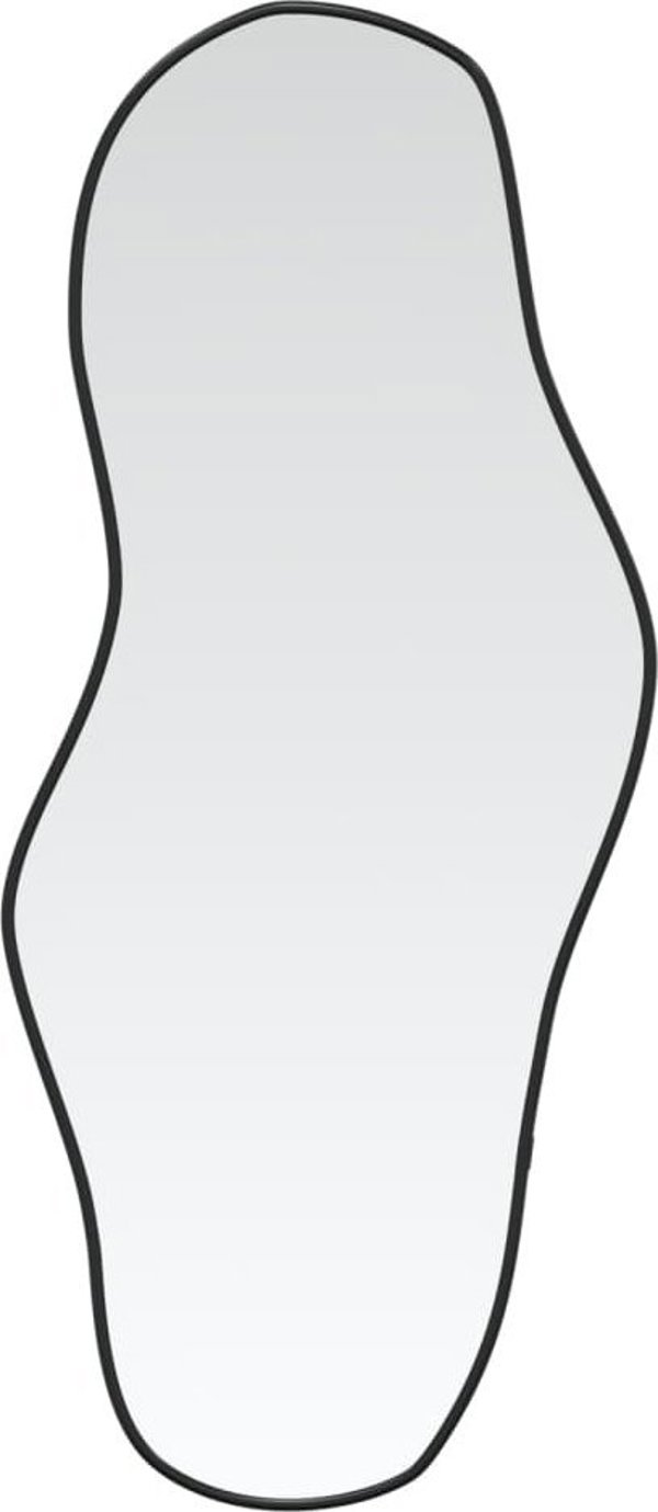 vidaXL Lustro scienne, czarne, 60x25 cm