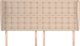 vidaXL Μαξιλάρι κεφαλής uszak cappuccino 183x23x118/128 cm από τεχνητό δέρμα