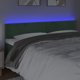 vidaXL vidaXL Κεφαλάρι κρεβατιού με LED, σκούρο πράσινο, 180x5x78/88 cm, βελούδο