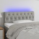 vidaXL Zaglowek do lozka me led, grigoro, 100x7x78/88 cm, yfantina