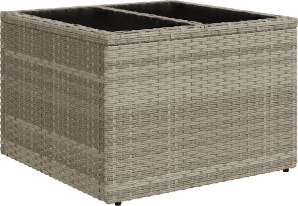 vidaXL vidaXL 5-cz. zestaw mebli do ogrodu, poduszki, jasnoszary rattan PE
