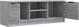 vidaXL Έπιπλο τηλεόρασης, γκρι δρυς sonoma, 102x35x36,5 cm