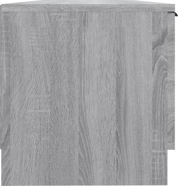 vidaXL Έπιπλο τηλεόρασης, γκρι δρυς sonoma, 102x35x36,5 cm