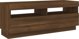 vidaXL Έπιπλο TV με φωτισμό LED, καφέ δρυς, 100x35x40 εκ