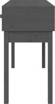 vidaXL vidaXL Stolik konsolowy, szary,114x40x75 cm, lite drewno sosnowe